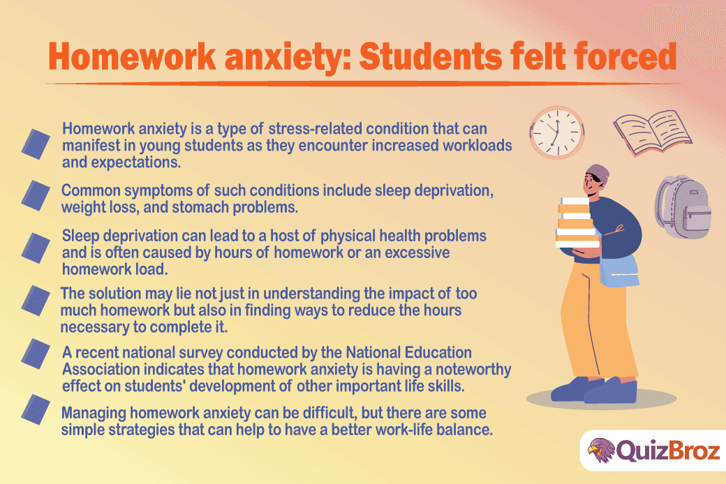 Homework anxiety: St